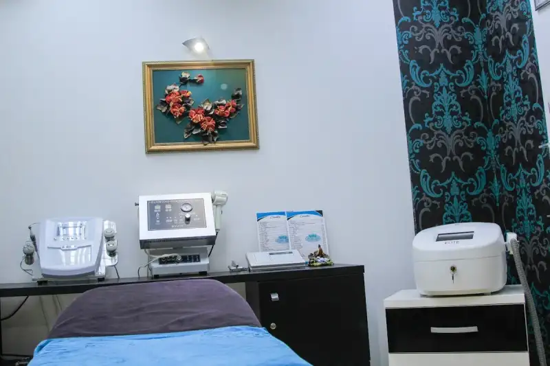Spațiul pentru tratamente faciale din salon